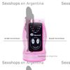 Vibrador flexible con estimulador de clitoris y 6 funciones de vibracion